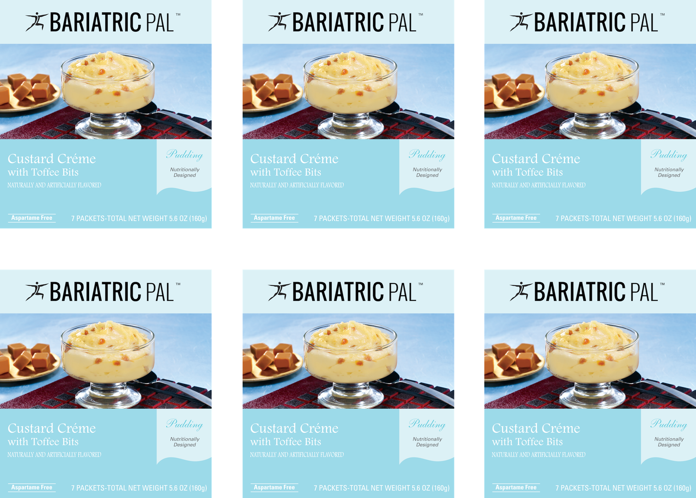 BariatricPal 12g Protein Pudding - Custard Créme with Toffee Bits