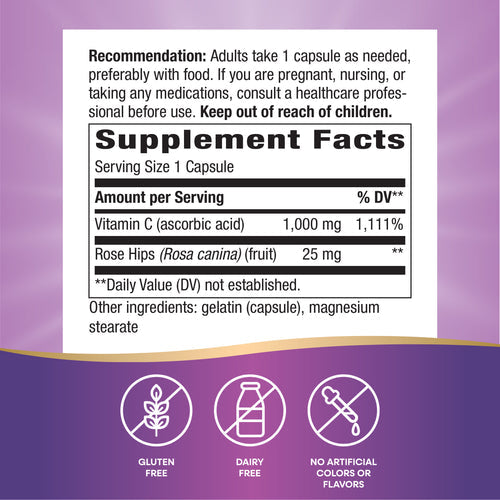 Nature's Way Vitamin C-1000 w/Rose Hips