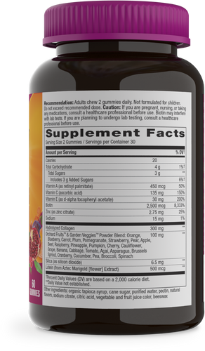 Nature's Way Alive! Hair, Skin & Nails Gummies 60 gummies