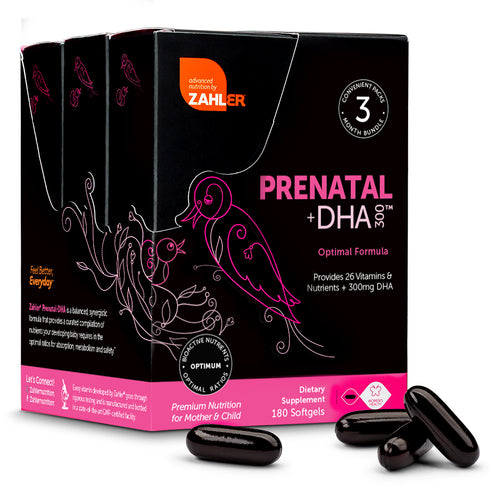 Prenatal +DHA 300 Kosher Softgels by Zahler - High-quality Prenatal by Zahler at BariatricPal Store