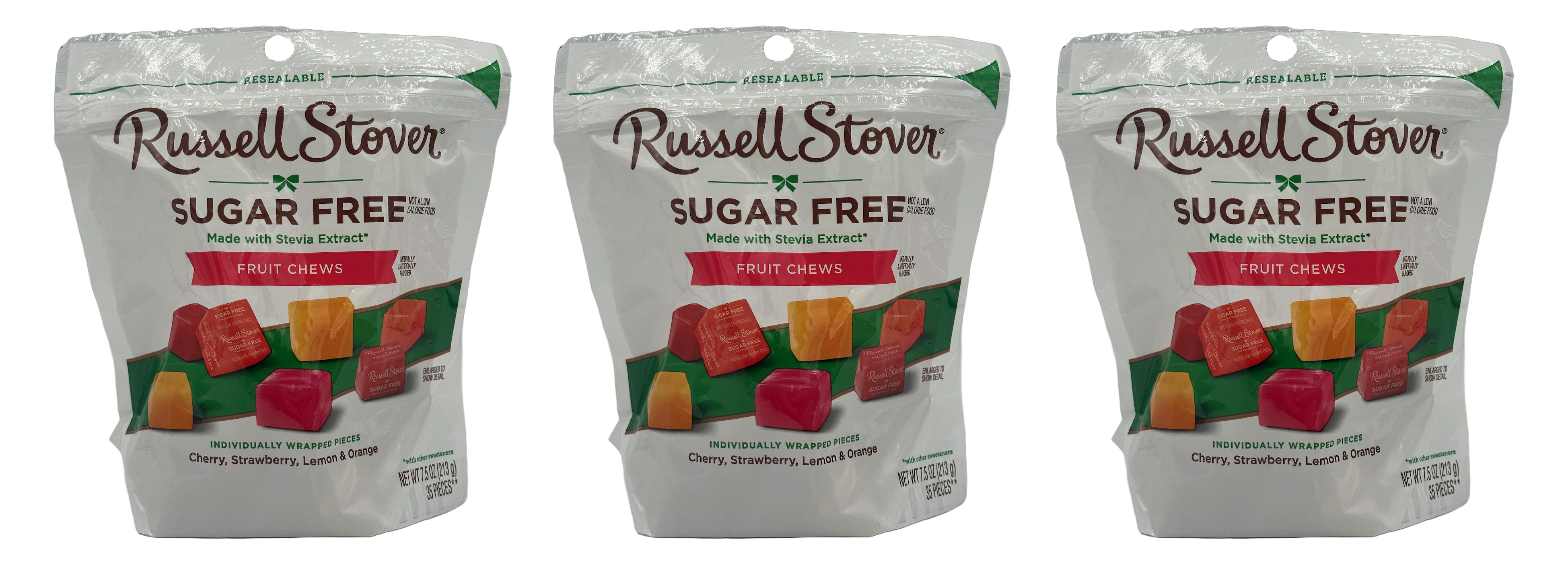 Russell Stover Sugar Free Fruit Chews 7.5 oz