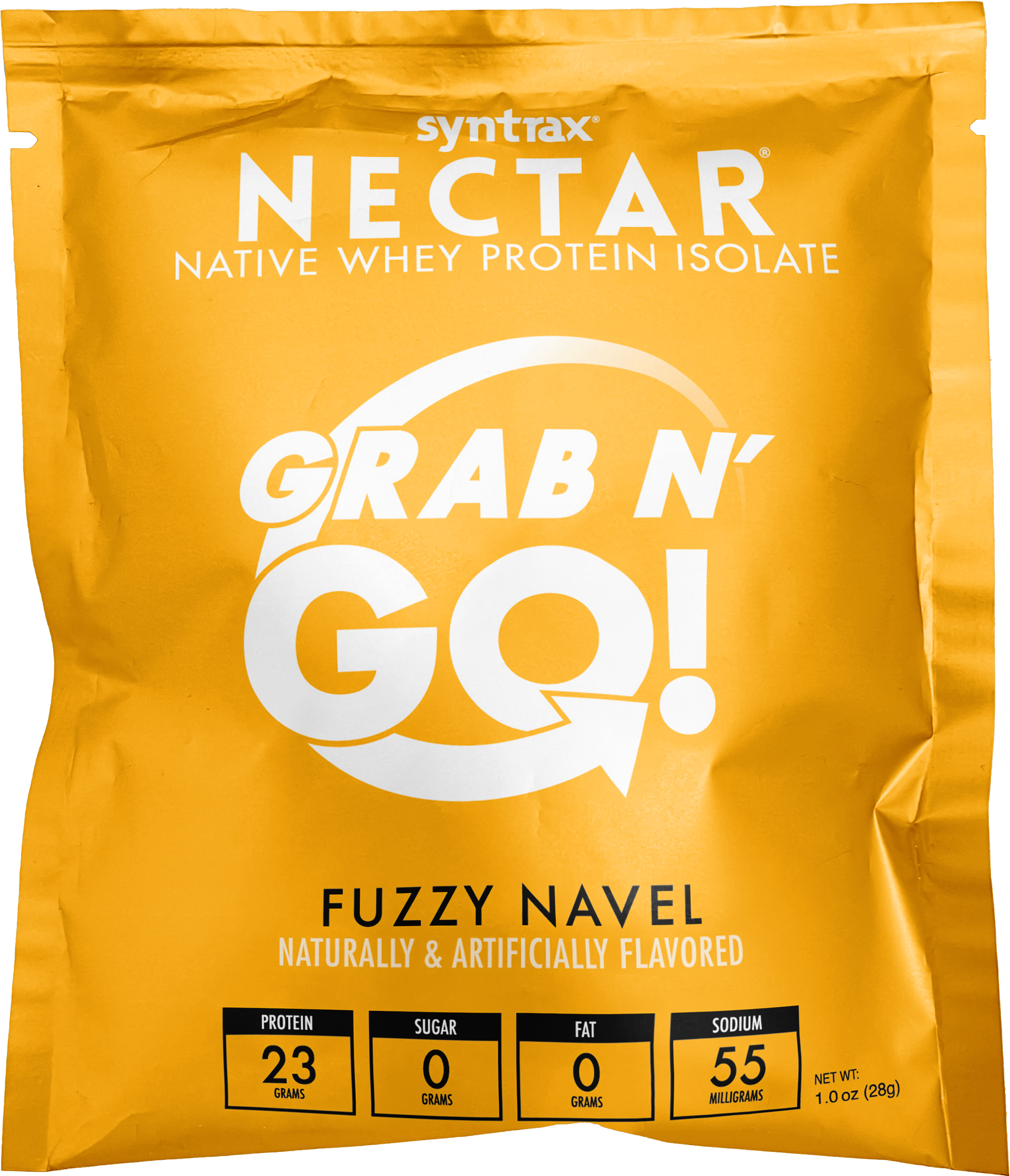 Syntrax Nectar Protein Powder Grab N' Go Box - Fuzzy Navel - High-quality Single Serve Protein Packets by Syntrax at BariatricPal Store