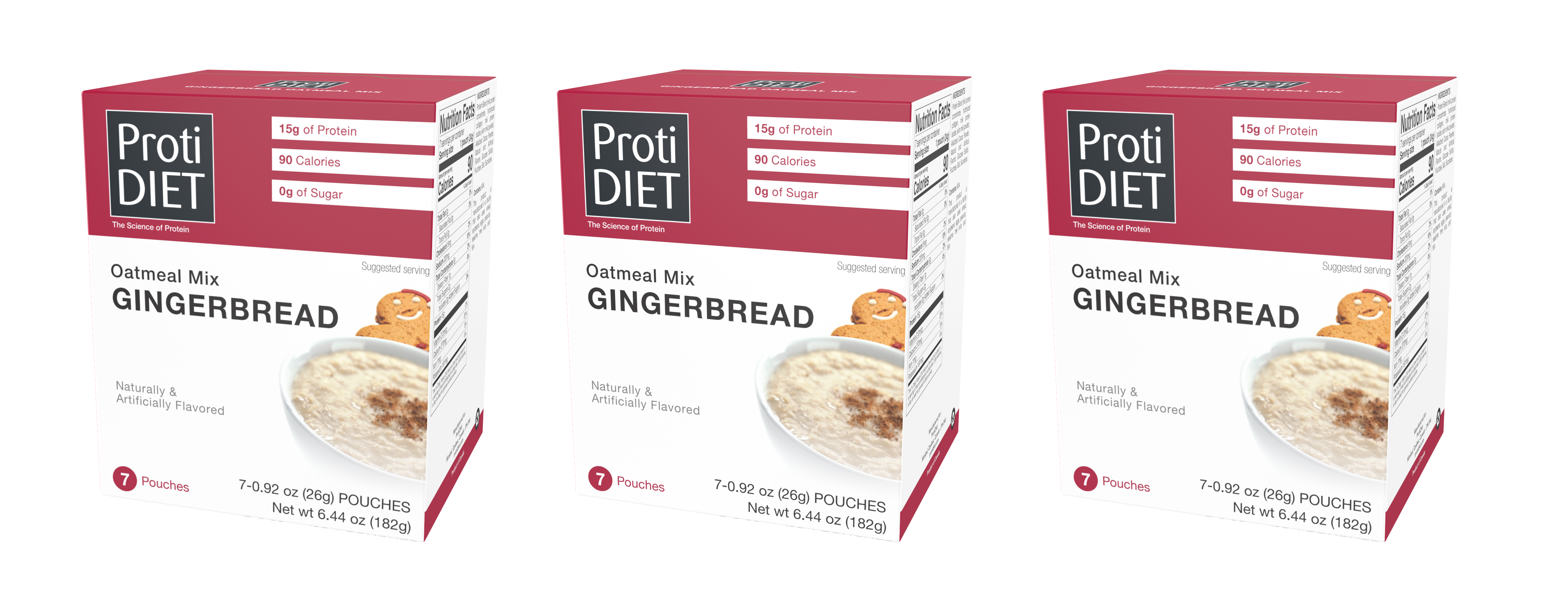 Proti Diet 15g Hot Protein Breakfast - Gingerbread Oatmeal