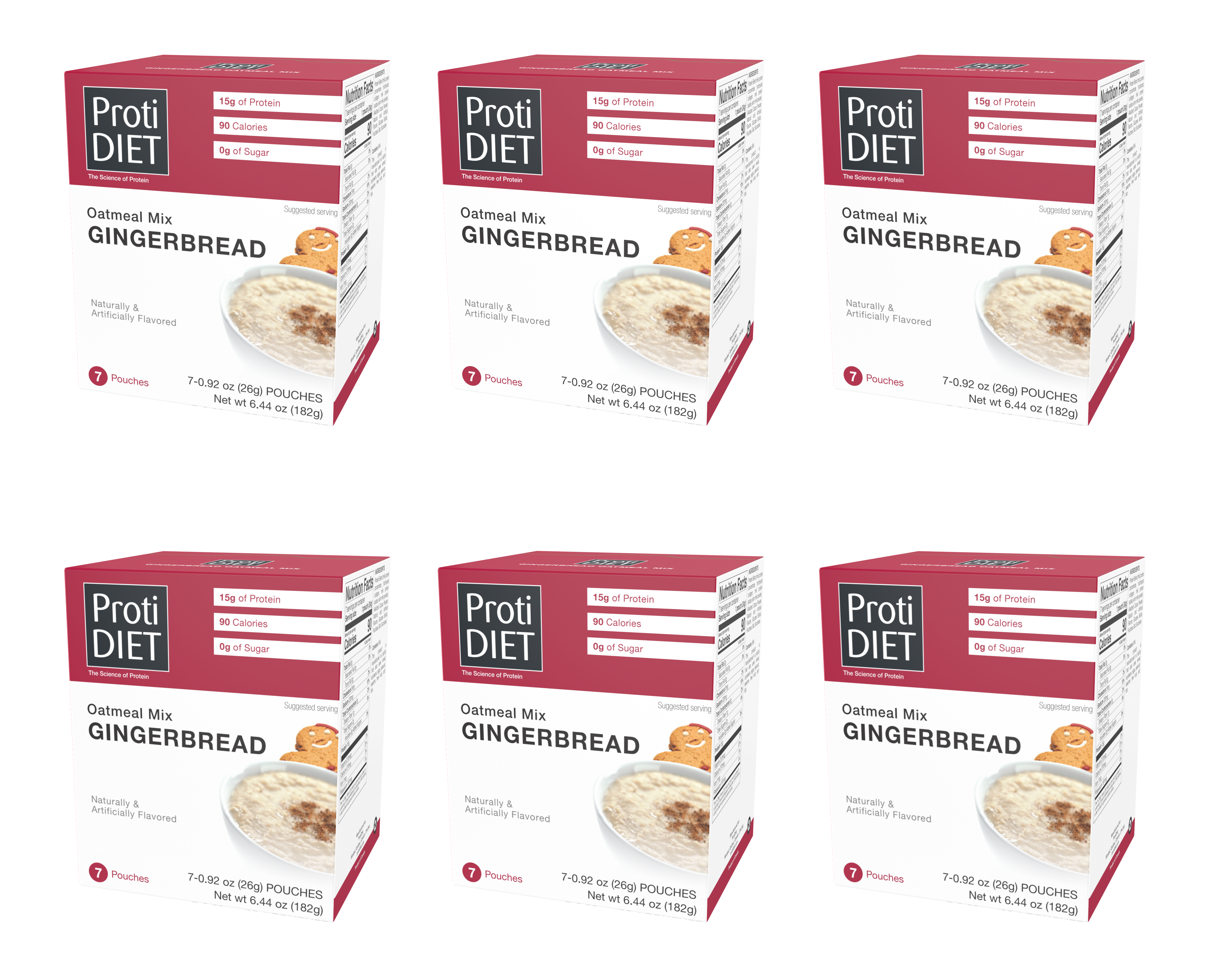Proti Diet 15g Hot Protein Breakfast - Gingerbread Oatmeal
