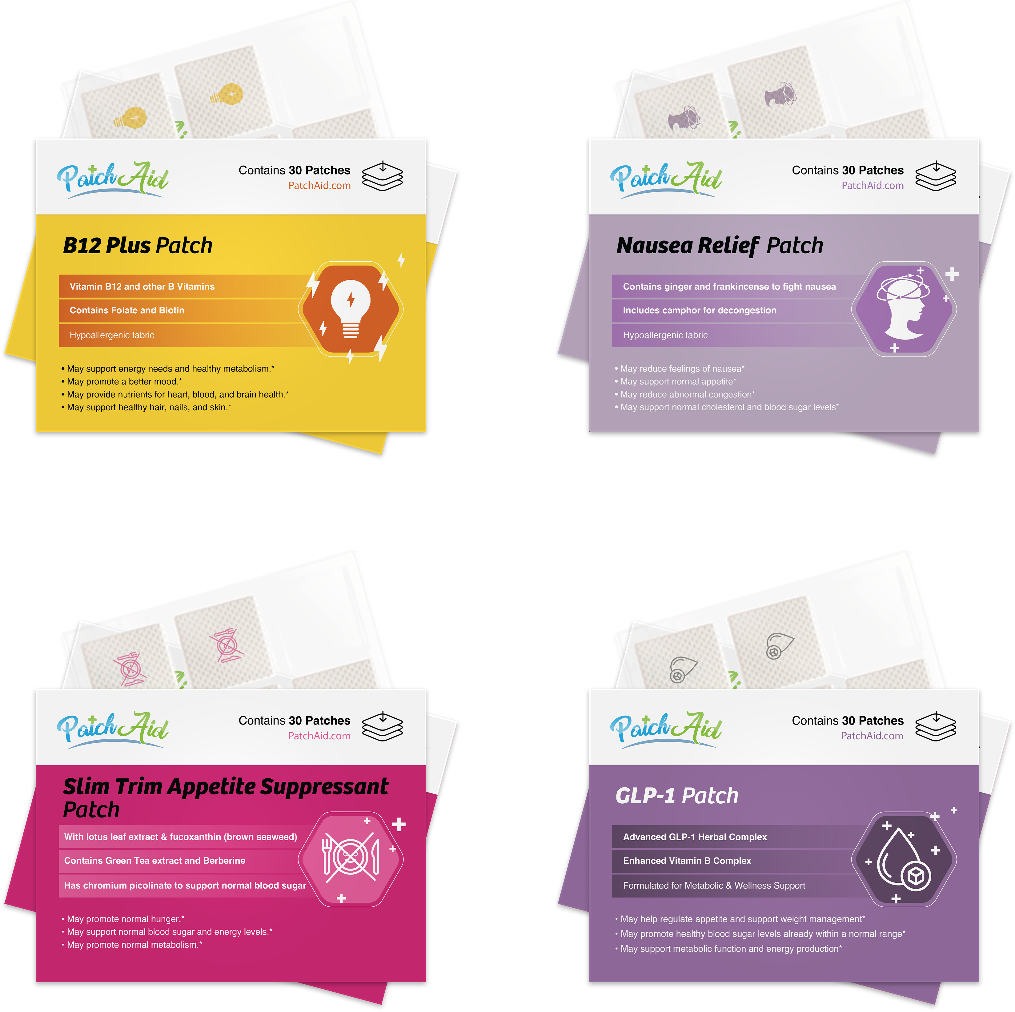 GLP-1 Support Patch Pack by PatchAid