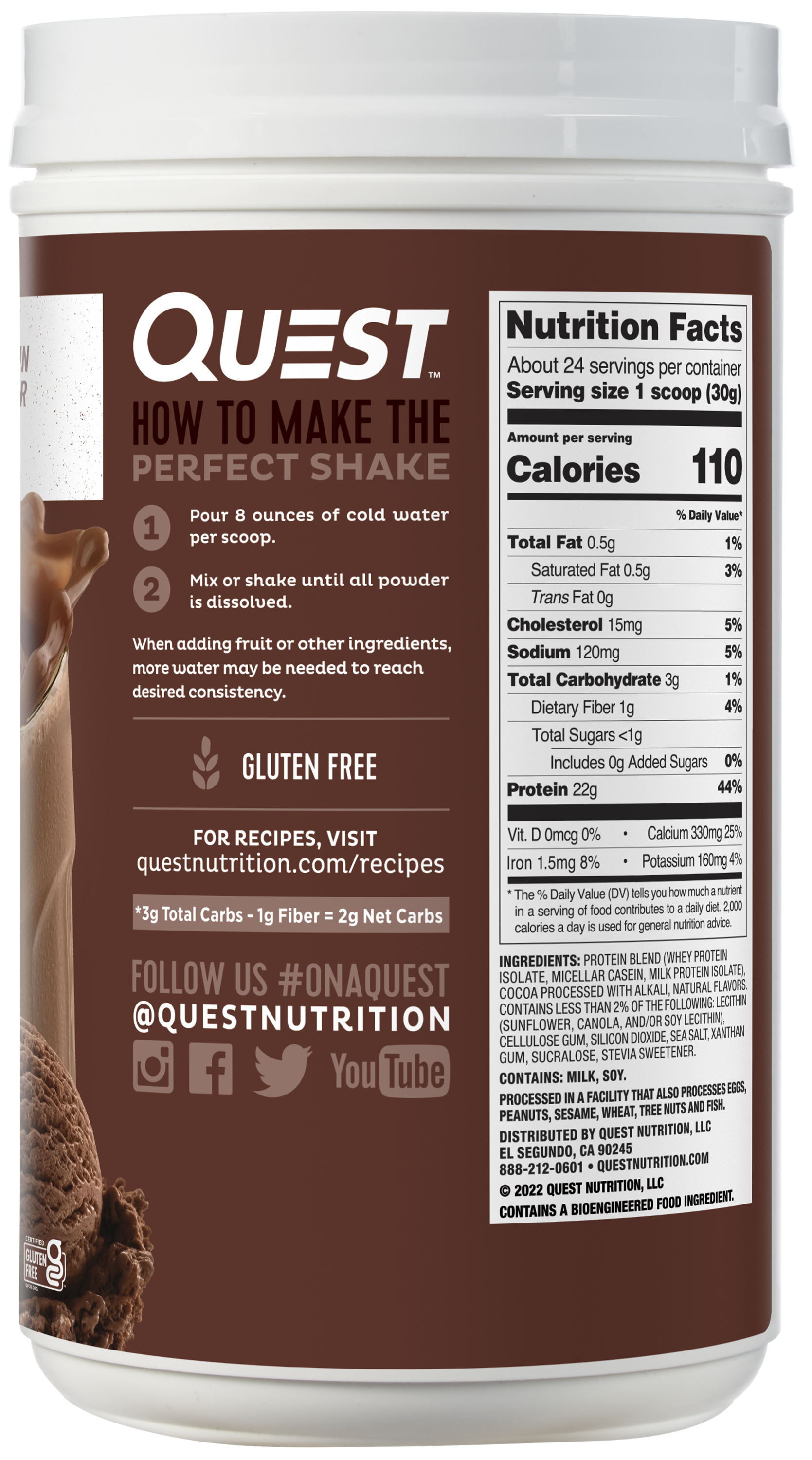 #Flavor_Chocolate Milkshake #Size_1.6 lb.