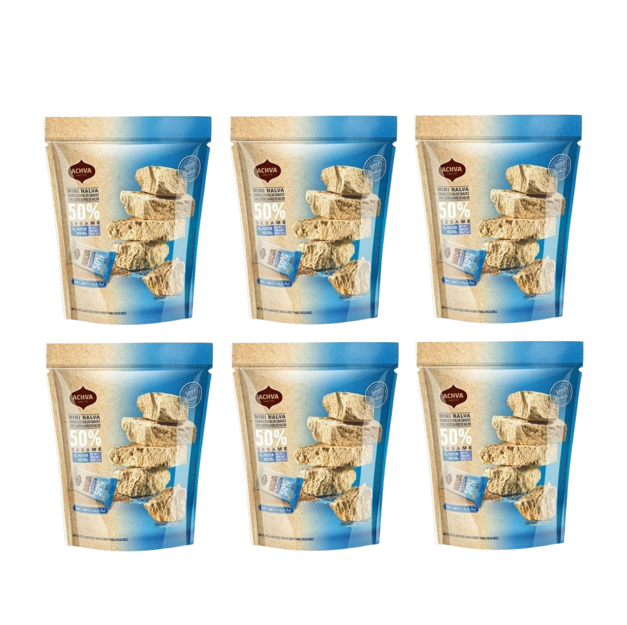 Achva Mini Halva Snack Bag - High-quality Snack Products by Galil Brands at BariatricPal Store