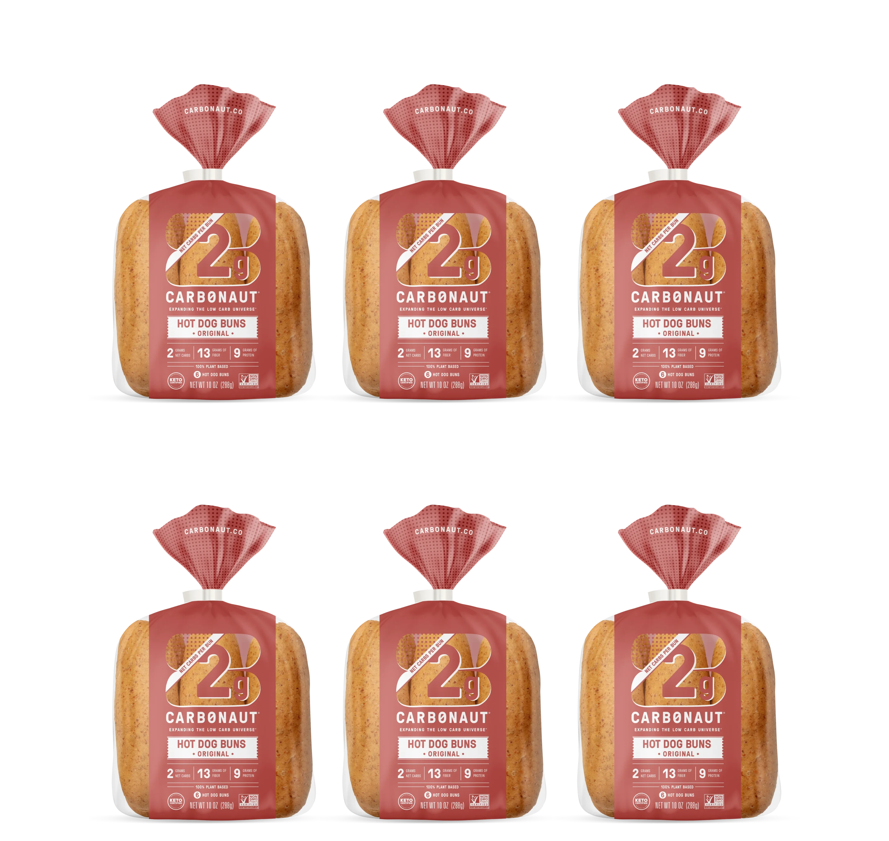 Carbonaut Low Carb Hot Dog Buns 6 buns