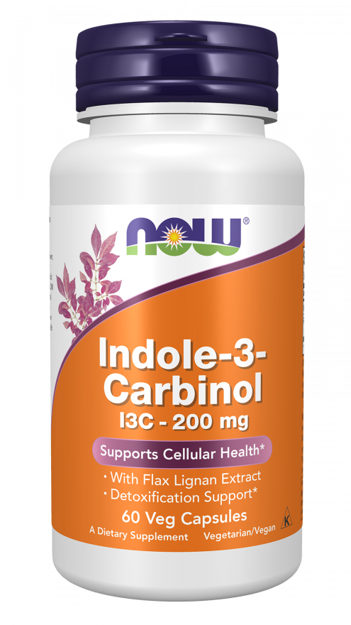 NOW Indole-3-Carbinol 200mg - 60 veg capsules
