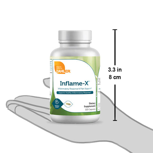 Inflame-X Kosher Capsules for Inflammatory Response & Pain Support by Zahler - High-quality Joint Support by Zahler at BariatricPal Store