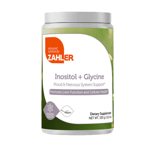 Inositol + Glycine Kosher Powder by Zahler - Mood & Nervous System Support - High-quality Nervous System Health by Zahler at BariatricPal Store
