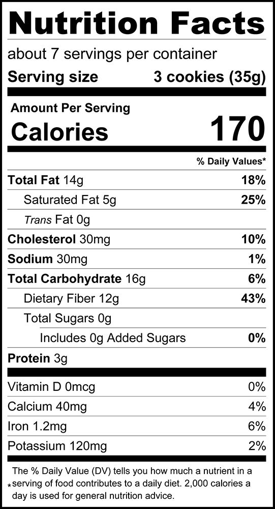 ChocZero Jolies Dark Chocolate Cookies, 8 oz