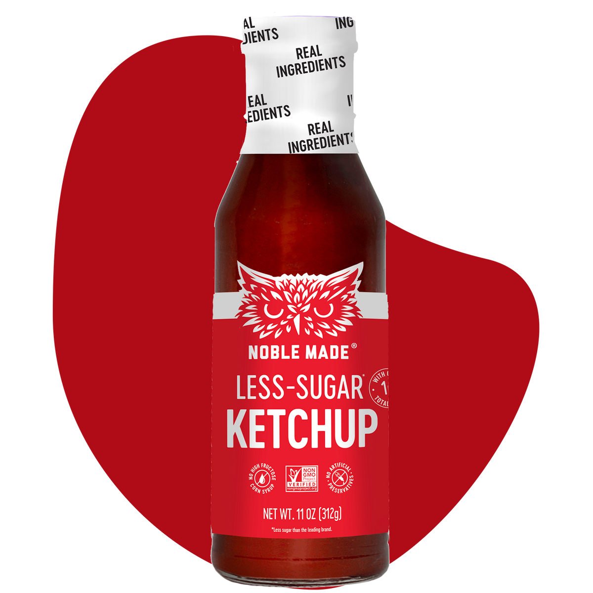 Noble Made Less Sugar Tomato Ketchup