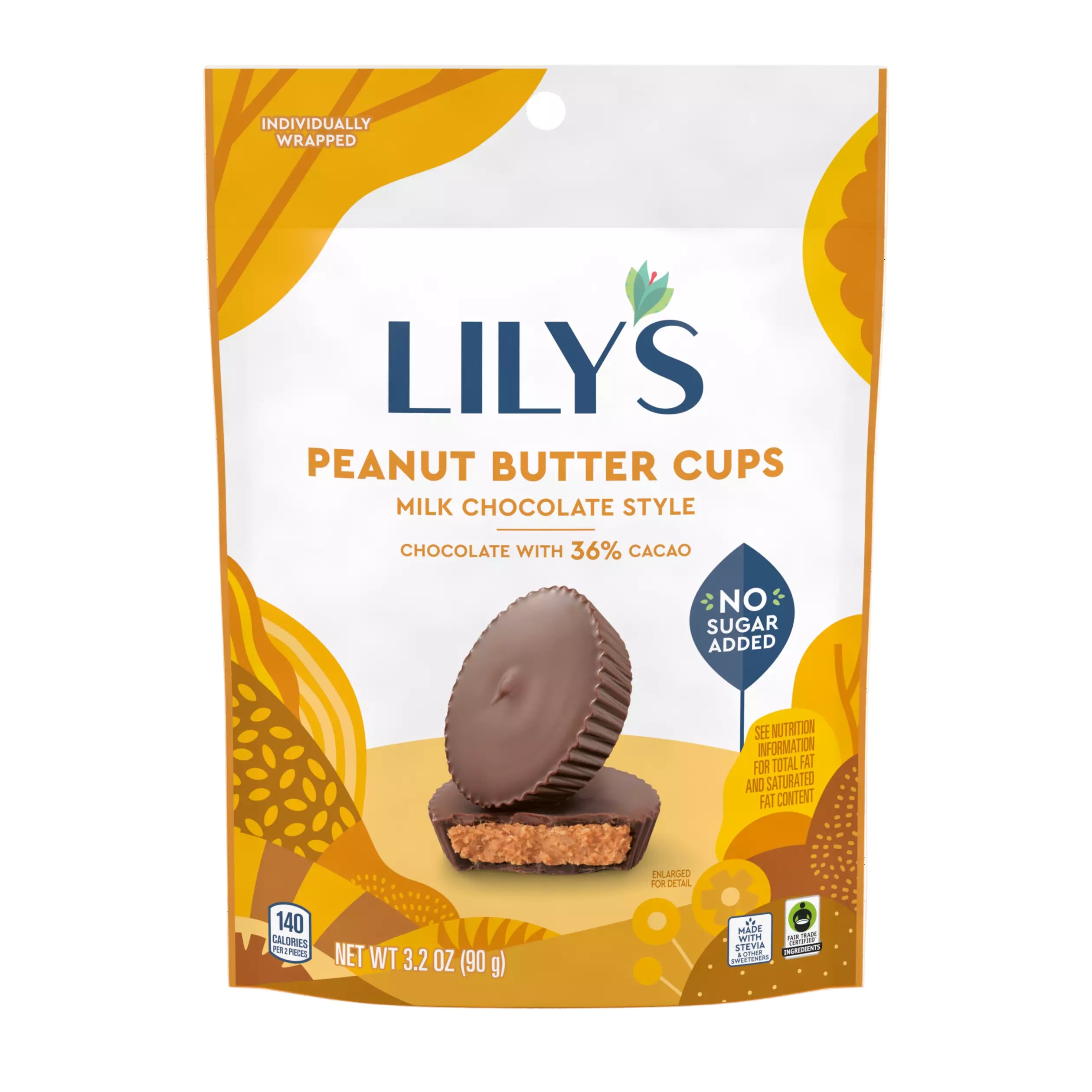 Lily's Peanut Butter Cups - Milk Chocolate (CLEARANCE: Best by December 31, 2025)