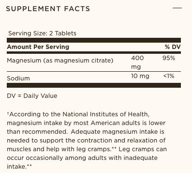 Solgar® Magnesium Citrate - 60 tablets - High-quality Magnesium by Solgar at BariatricPal Store