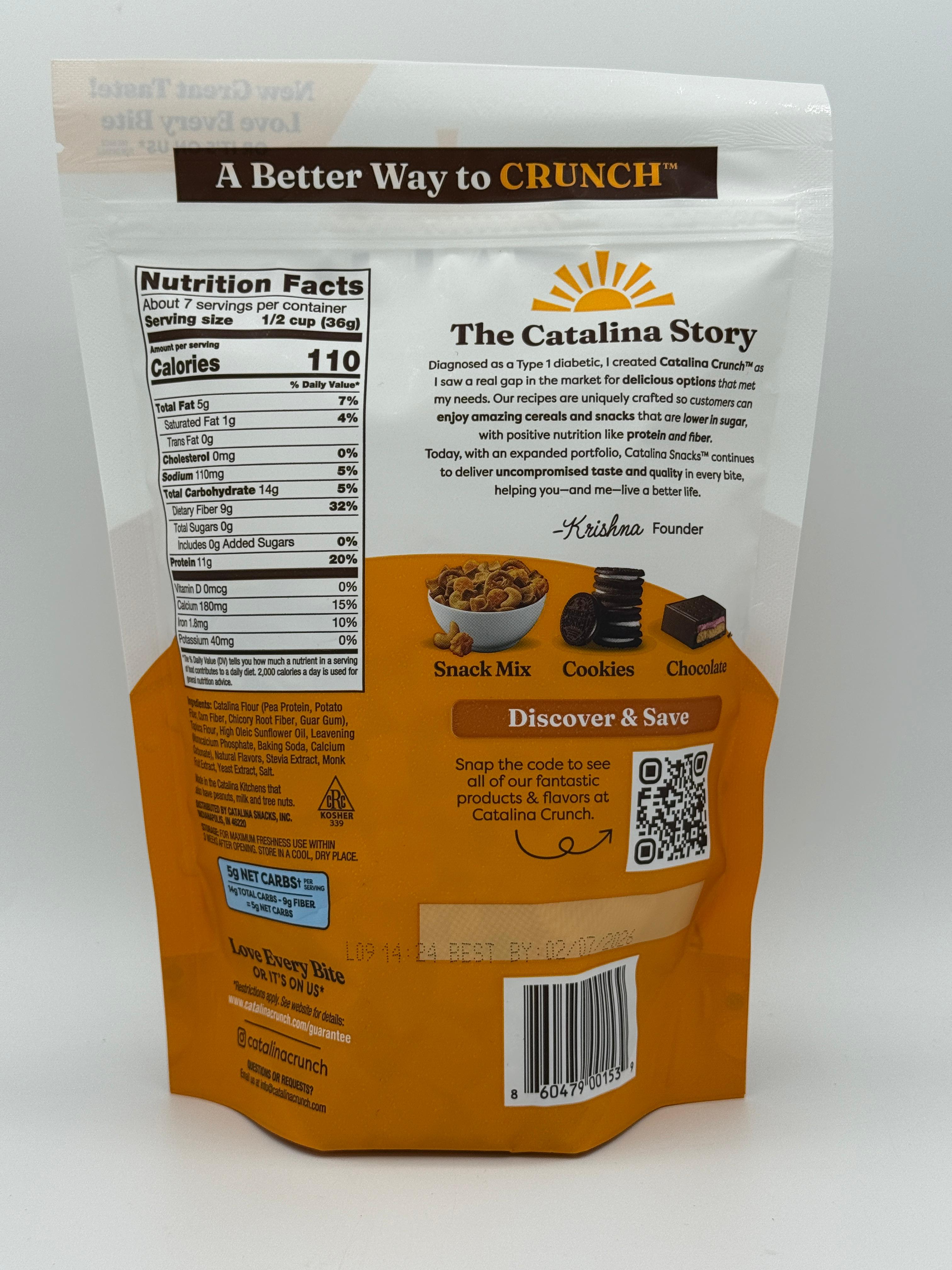 Catalina Crunch Keto Cereal - Maple Waffle, 9oz