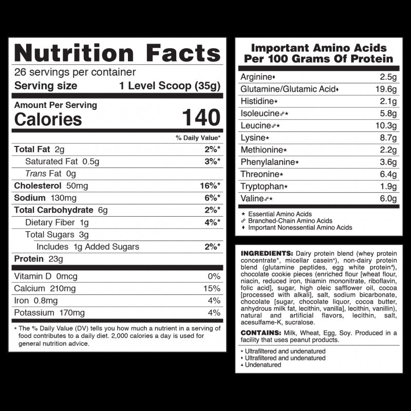 #Flavor_Cookies & Cream #Size_2LB Bag