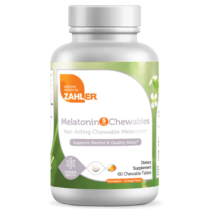 Melatonin Kosher Chewable 5mg by Zahler - High-quality Melatonin by Zahler at BariatricPal Store