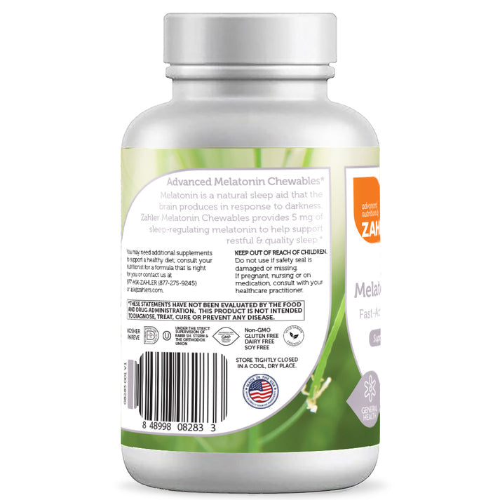 Melatonin Kosher Chewable 5mg by Zahler - High-quality Melatonin by Zahler at BariatricPal Store