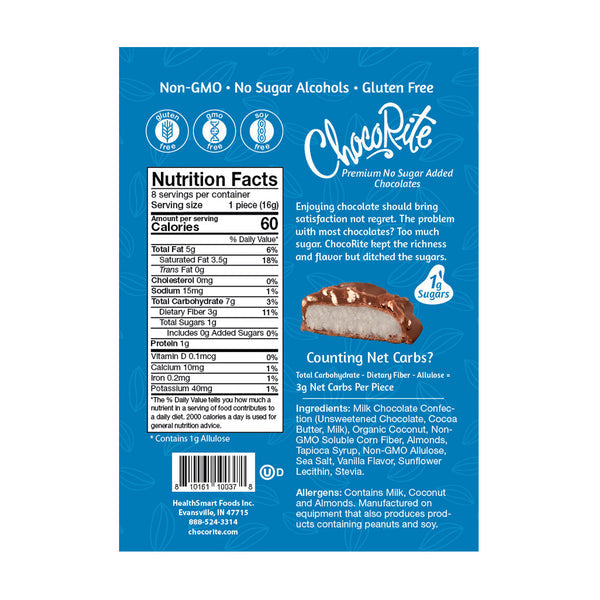 #Flavor_Milk Chocolate Coconut Almond, 4.5 oz