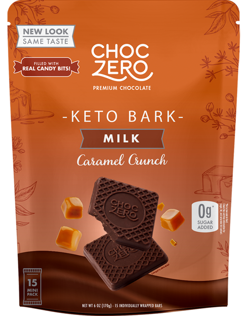 #Flavor_Milk Chocolate Caramel Crunch #Size_6 oz.