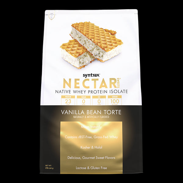 Syntrax Nectar Sweets 2lb Protein Powder Bag - Vanilla Bean Torte
