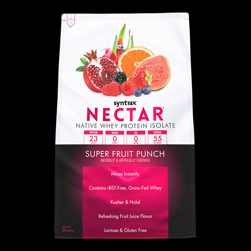 Syntrax Nectar 2lb Protein Powder - Super Fruit Punch - High-quality Protein Powder Tubs by Syntrax at BariatricPal Store
