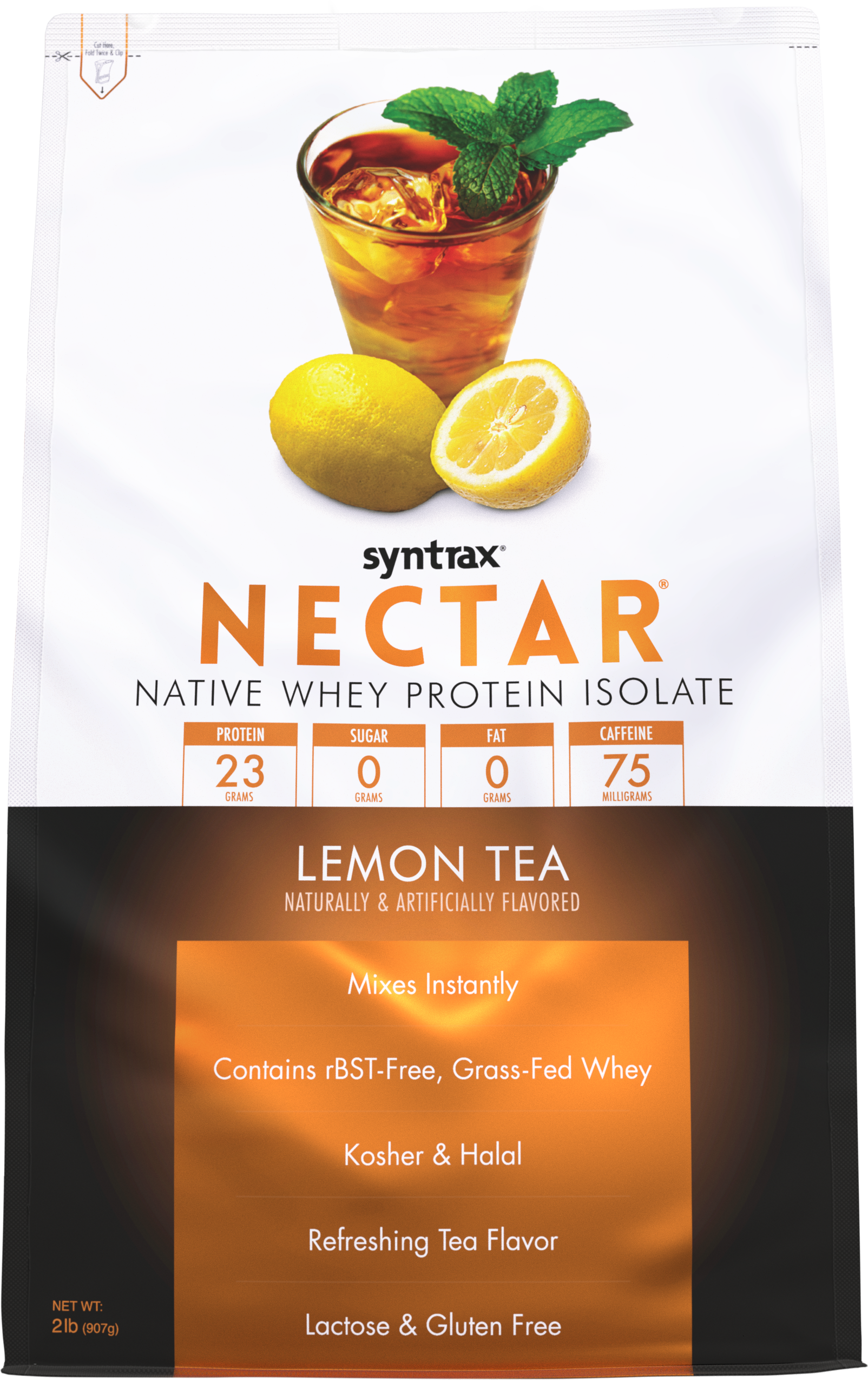 Syntrax Nectar 2lb Protein Powder - Lemon Tea