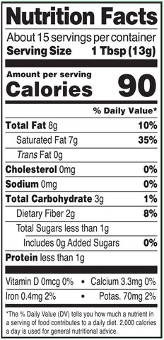 Let's Do Organic - Unsweetened Creamed Coconut / 7 oz