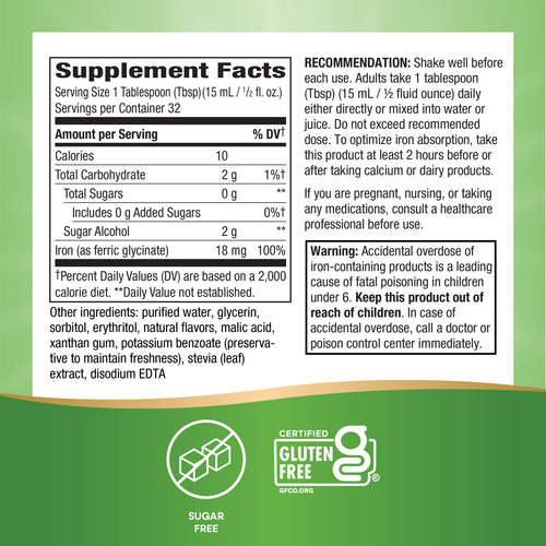 Nature's Way Liquid Iron (18mg) - Berry Flavor