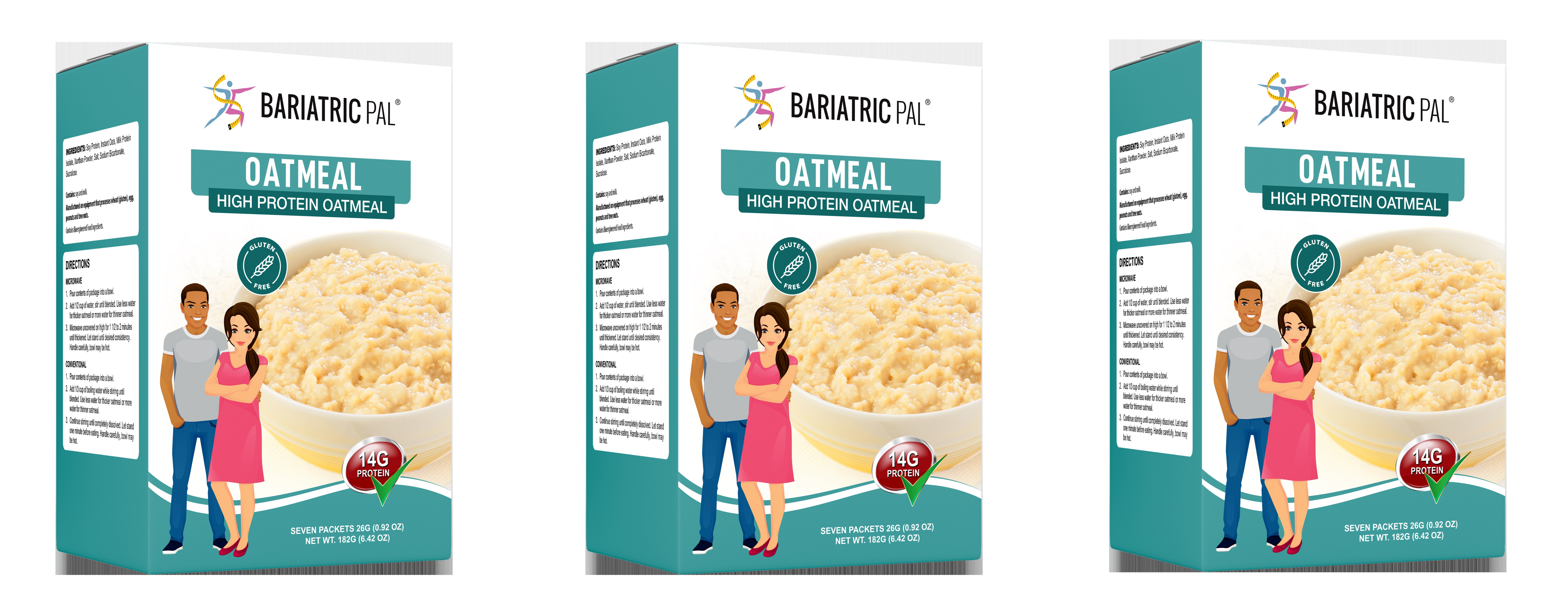BariatricPal Hot Protein Breakfast - Classic Oatmeal - High-quality Breakfast by BariatricPal at BariatricPal Store
