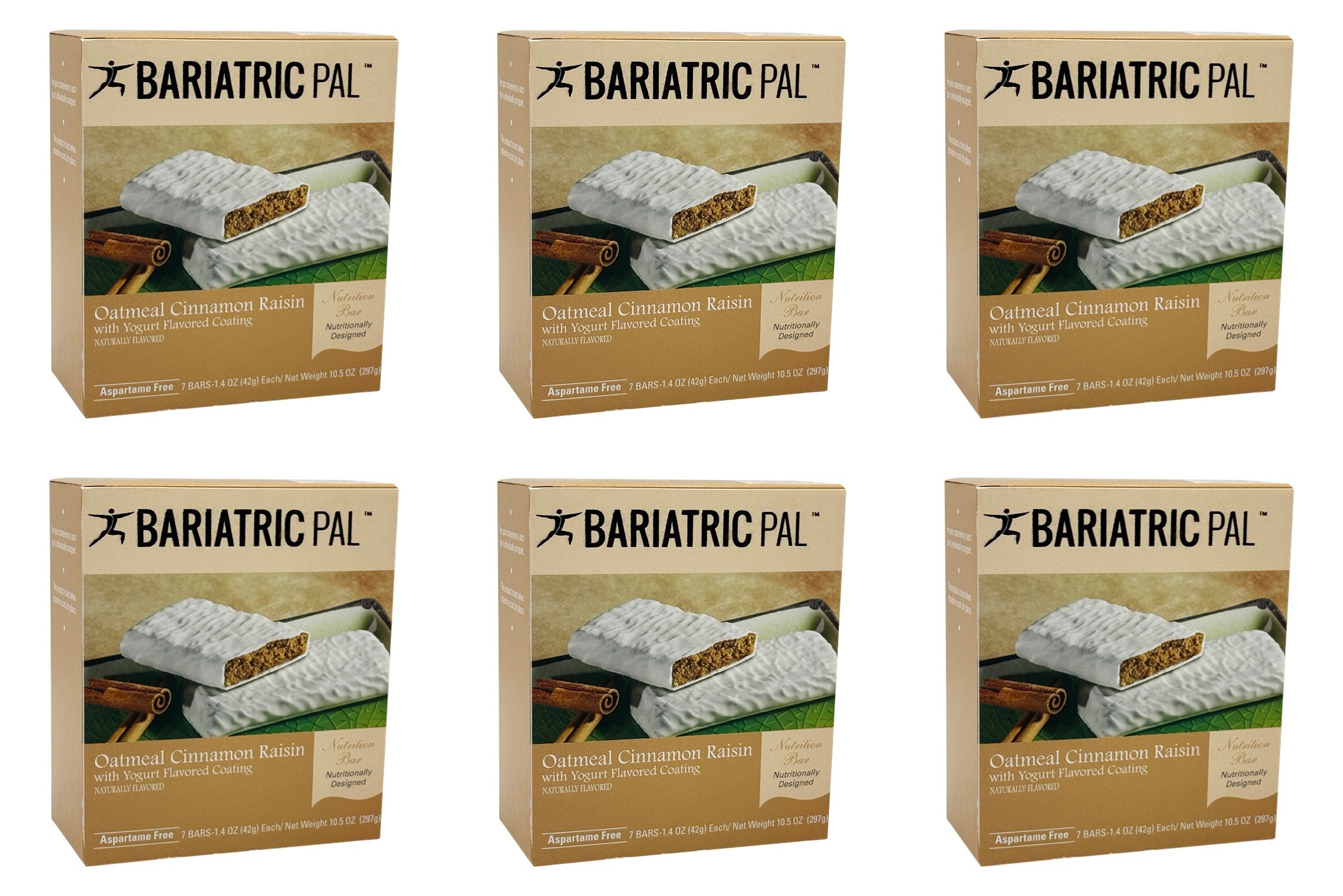 BariatricPal 10g Protein Snack Bars - Oatmeal Cinnamon Raisin