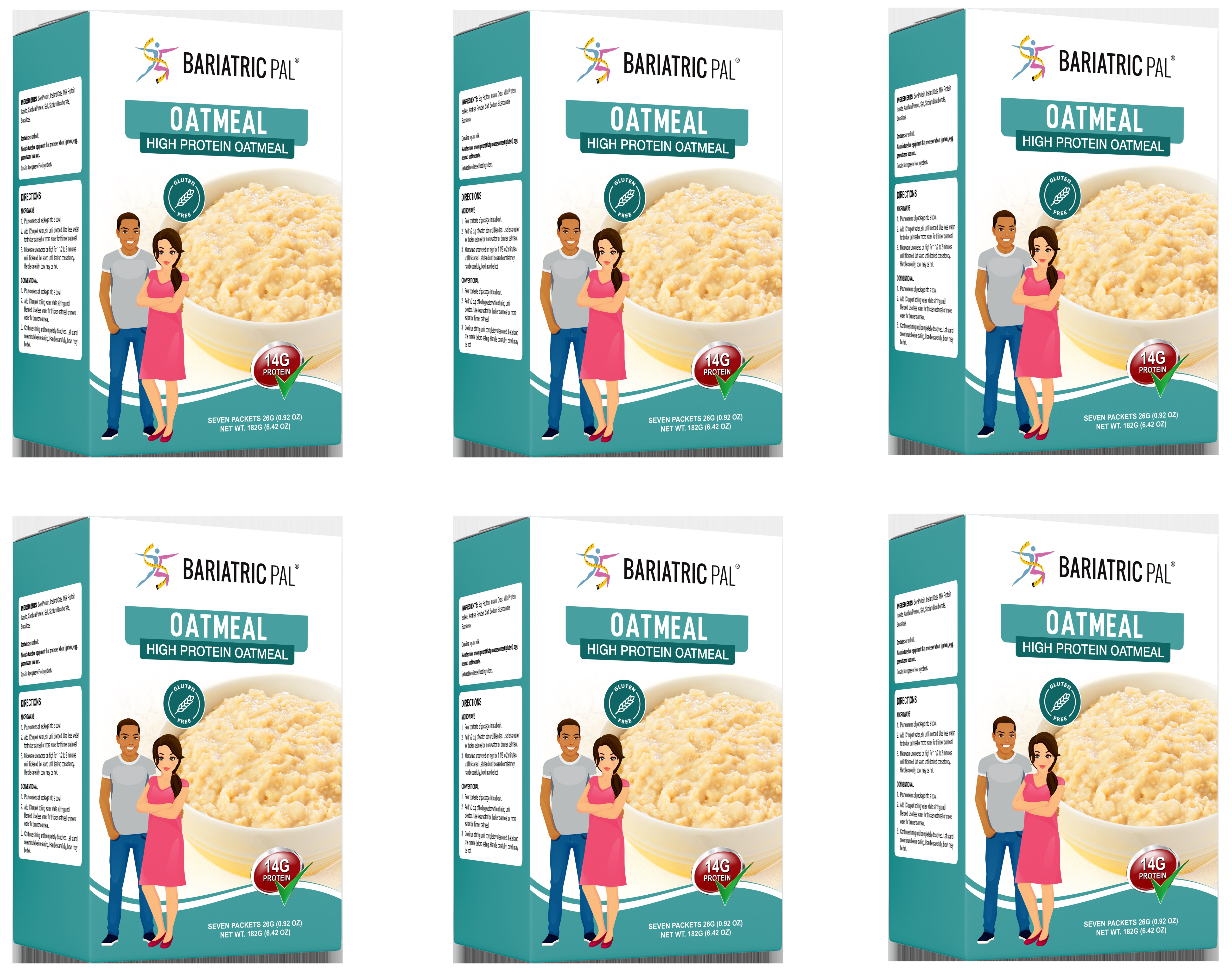 BariatricPal Hot Protein Breakfast - Classic Oatmeal - High-quality Breakfast by BariatricPal at BariatricPal Store