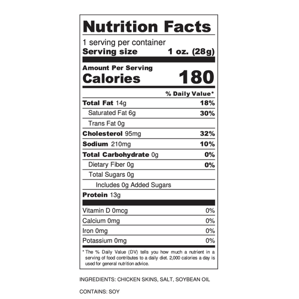 Flock Foods Keto Chicken Chips - Original