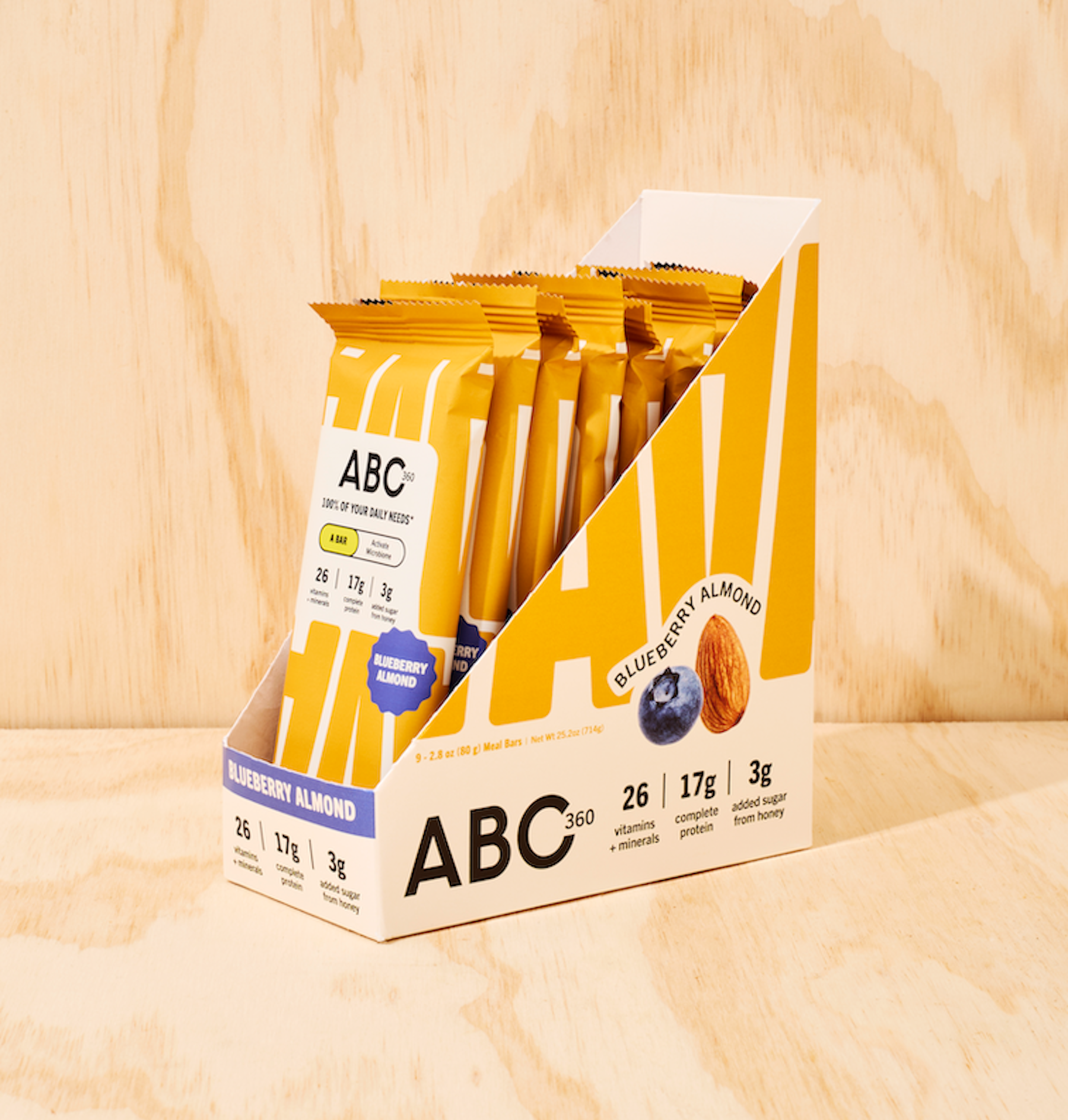 #Flavor_Blueberry Almond #Size_One Box (9 Bars)