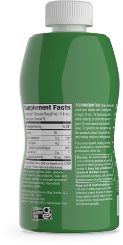 Nature's Way Liquid Iron (18mg) - Berry Flavor