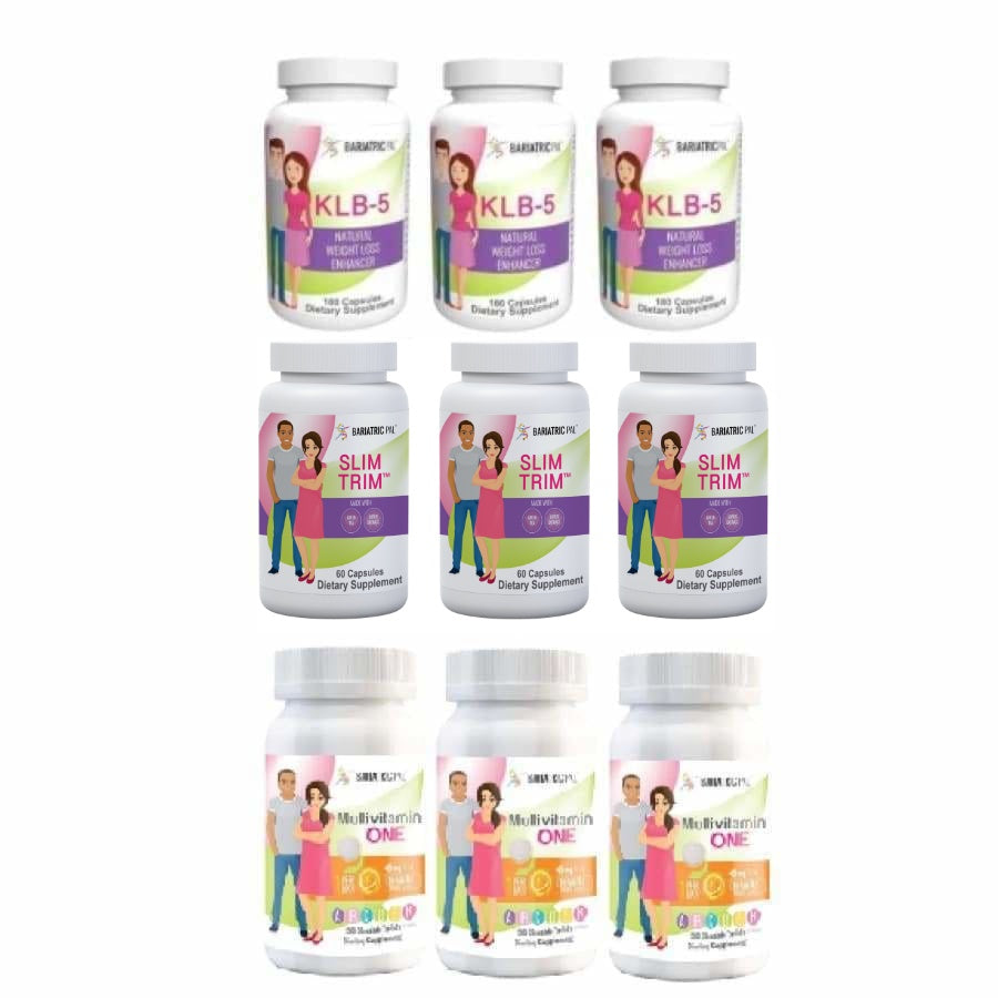 BariatricPal Multivitamin One + Appetite Suppressant & Weight Loss Enhancer Combo Pack - High-quality Multivitamins by BariatricPal at BariatricPal Store