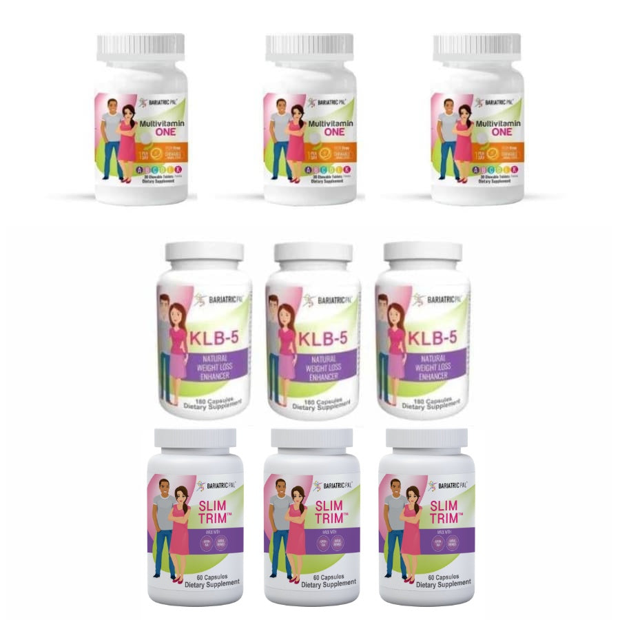 BariatricPal Multivitamin One + Appetite Suppressant & Weight Loss Enhancer Combo Pack - High-quality Multivitamins by BariatricPal at BariatricPal Store