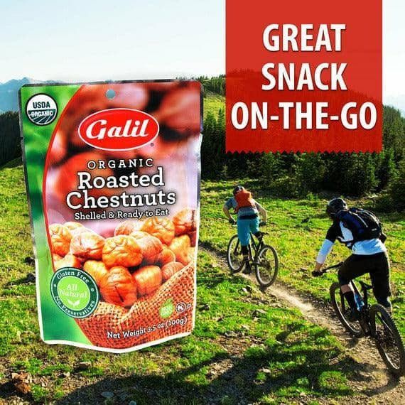 Galil Organic Roasted Chestnuts - High-quality Nut Snacks by Galil Brands at BariatricPal Store