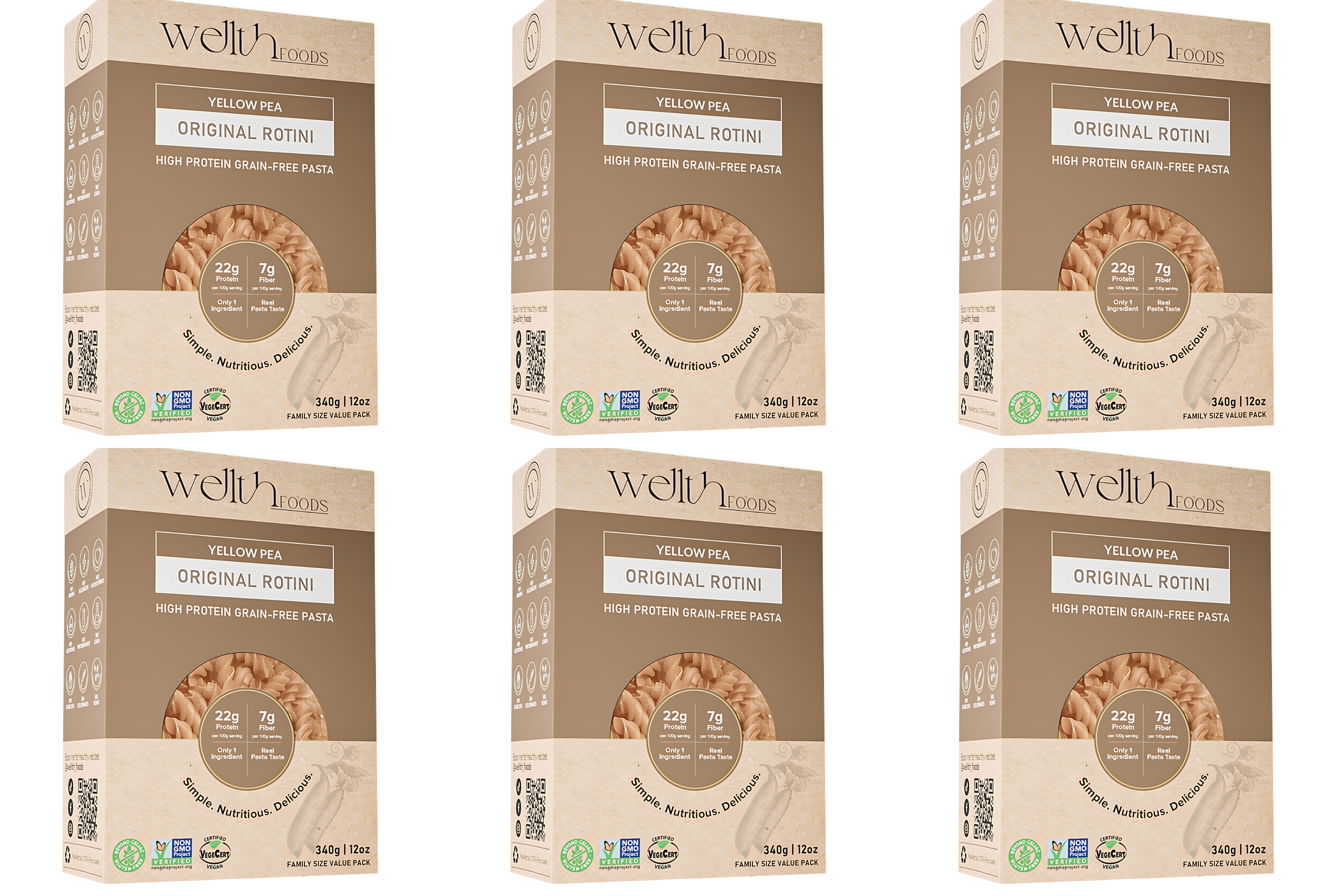 #Flavor_Original Rotini, 12oz #Size_6-Pack