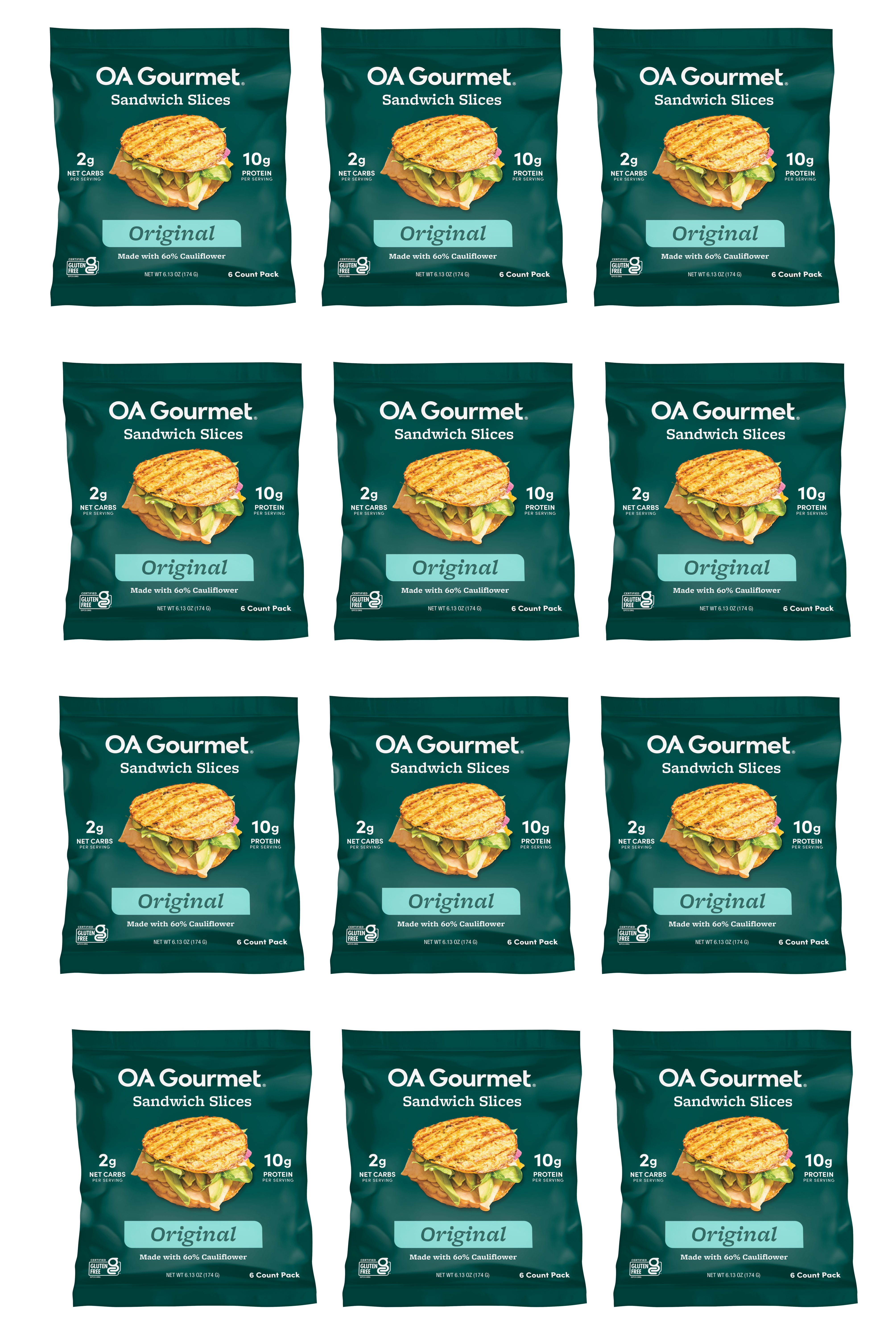 Outer Aisle Gourmet Cauliflower Sandwich Slices