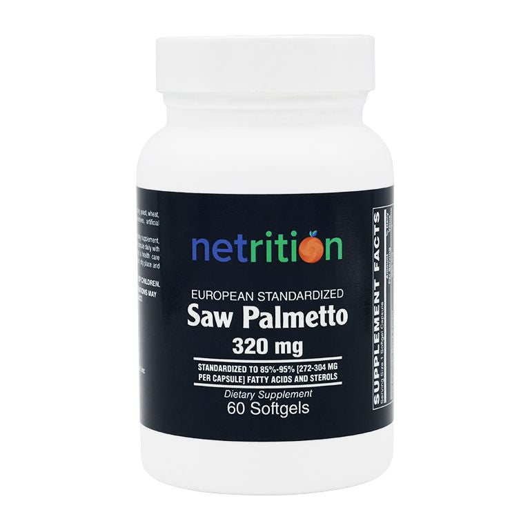 Saw Palmetto 320mg Softgel by Netrition - High-quality Prostate Support by Netrition at BariatricPal Store