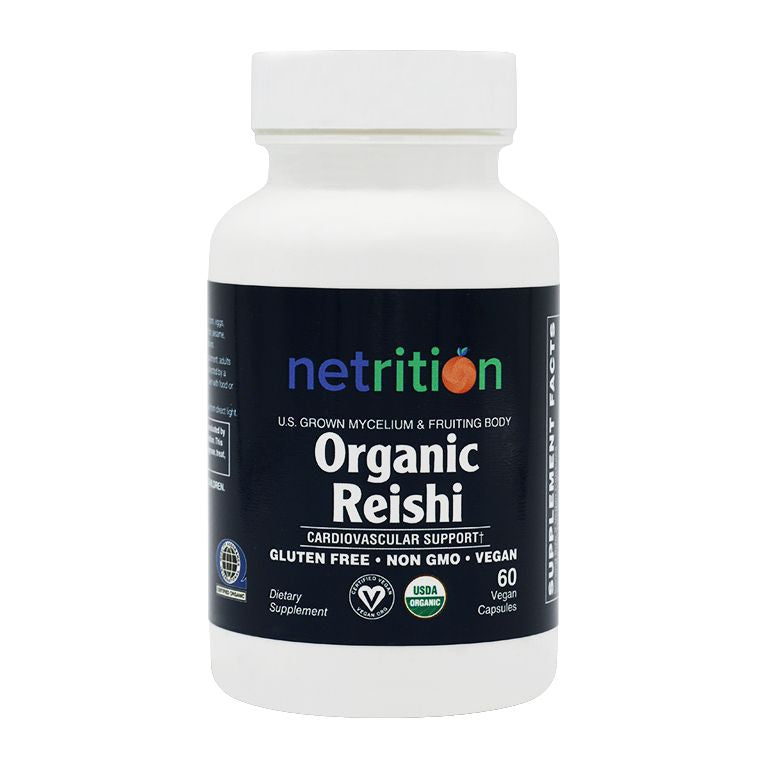 Reishi Mushroom Capsule by Netrition - The Natural Key to Lifelong Wellness - High-quality Immune System Support by Netrition at BariatricPal Store