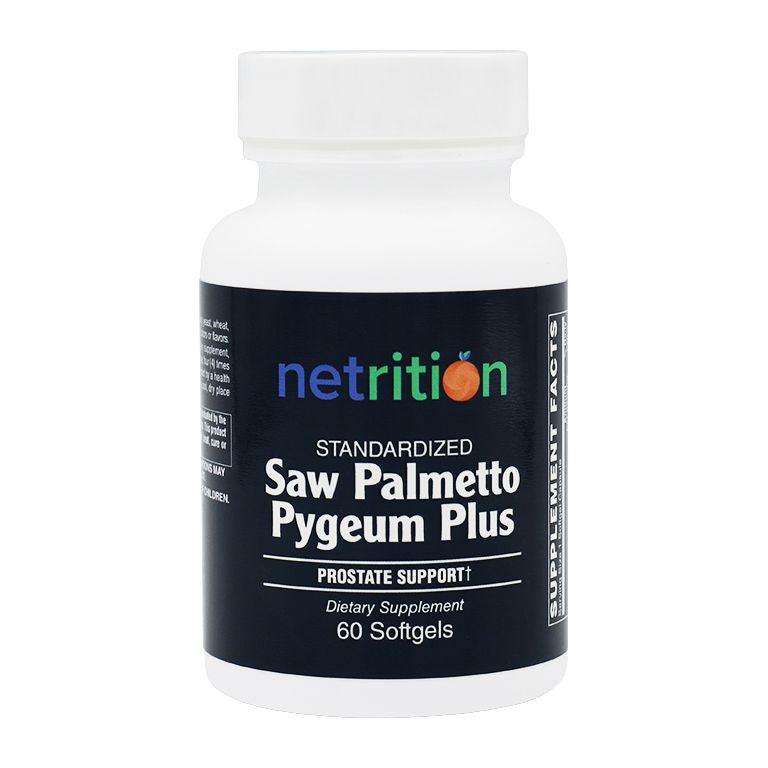 Saw Palmetto Pygeum Plus Softgel by Netrition - High-quality Prostate Support by Netrition at BariatricPal Store