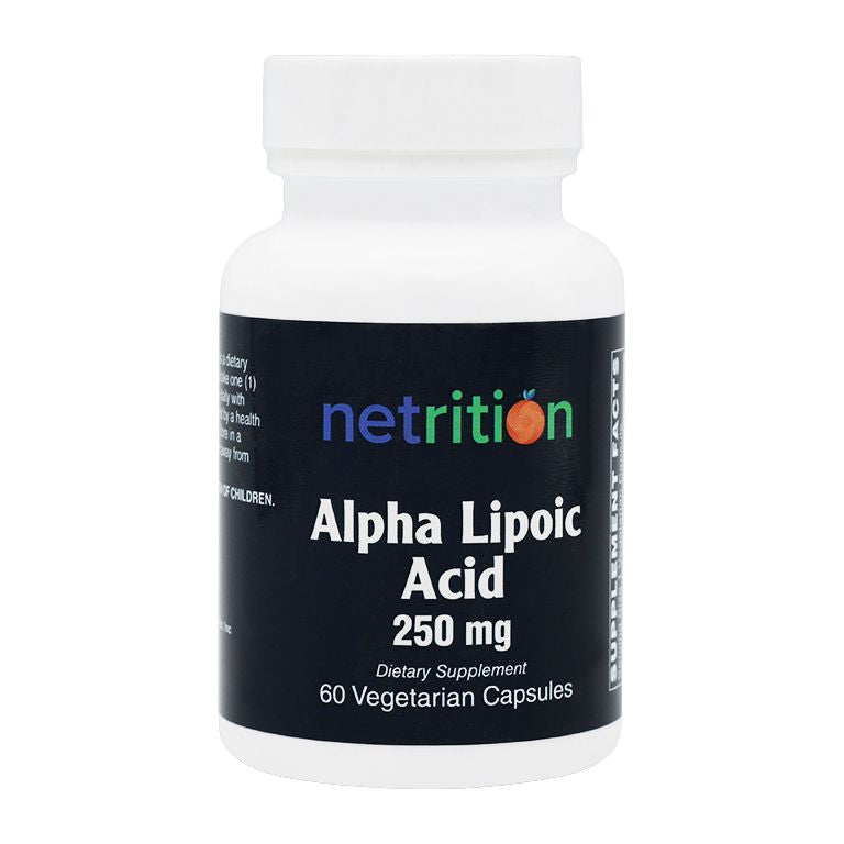 Alpha Lipoic Acid 250mg Capsule by Netrition - High-quality Antioxidants by Netrition at BariatricPal Store