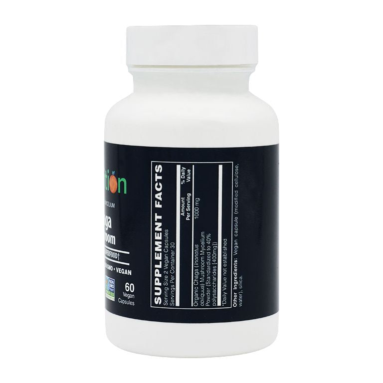 Chaga Mushroom Capsule by Netrition - Nature's Immunity Boost in a Capsule - High-quality Immune System Support by Netrition at BariatricPal Store