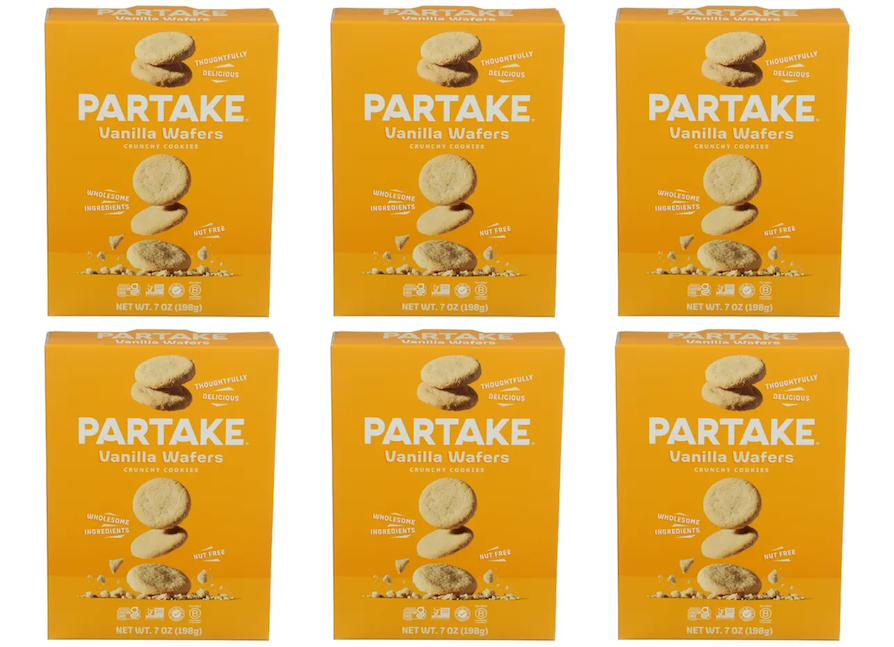 Partake Vegan & Gluten Free Vanilla Wafers, 7 oz