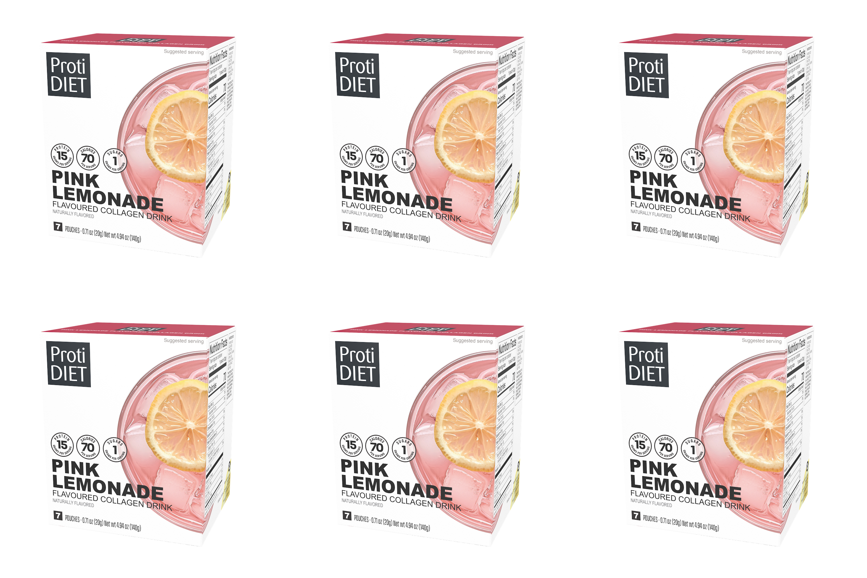 Proti Diet 15g Flavored Collagen Drink - Pink Lemonade