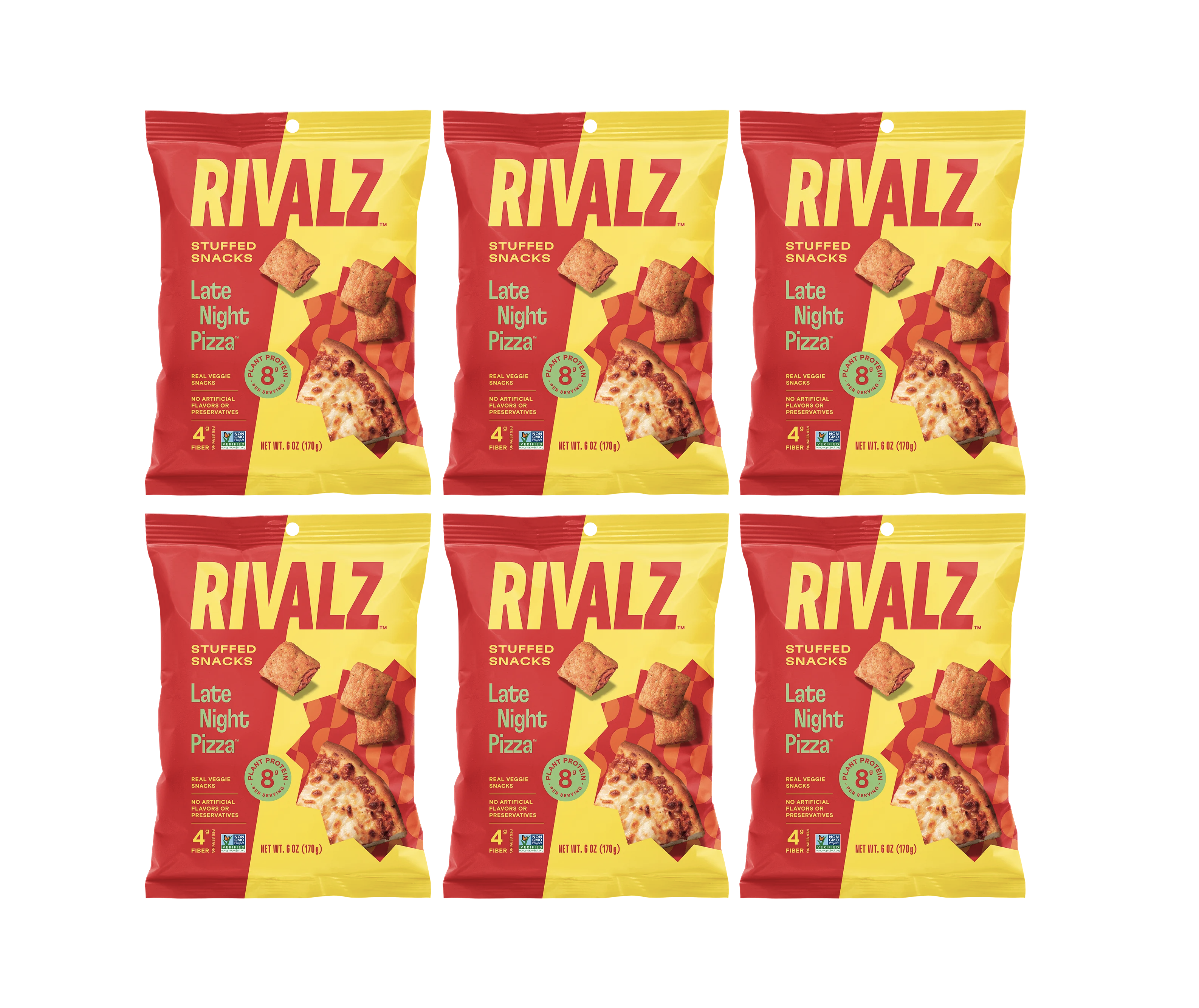 Stuffed Protein Snacks by Rivalz Snacks - Late Night Pizza - High-quality Protein Snack by Rivalz Snacks at BariatricPal Store