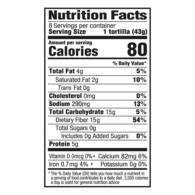 #Flavor_Soft Taco, Spinach (8 tortillas), 11.29 oz